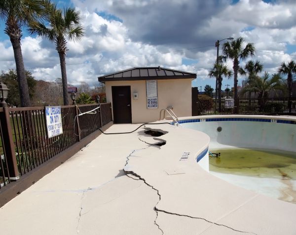 Cracked Patio Repair in Bossier City